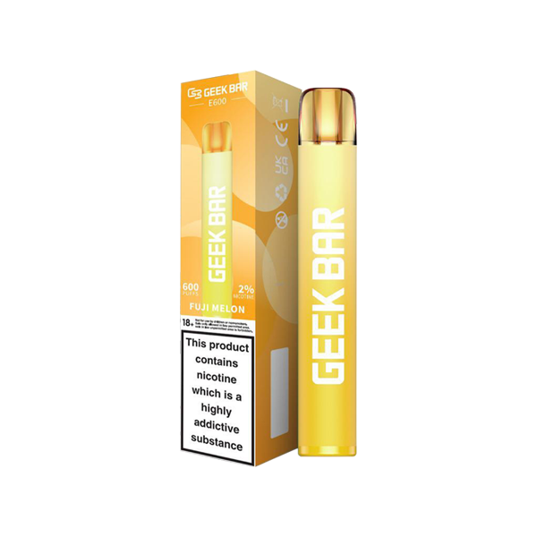 EXPIRED :: 20mg Geekvape Geek Bar E600 Disposable Vape Device 600 Puffs