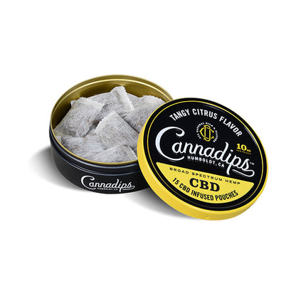 Cannadips 150mg CBD Snus Pouches - Tangy Citrus