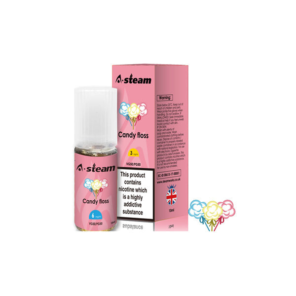 A-Steam Fruit Flavours 3MG 10ML (50VG/50PG)