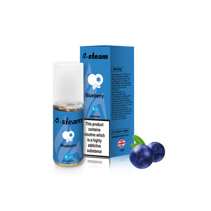 A-Steam Fruit Flavours 18MG 10ML (50VG/50PG)