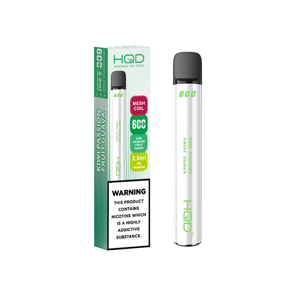 20mg HQD 600 Disposable Vape Device 600 Puffs