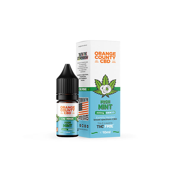 Orange County CBD Cali Range 300mg CBD 10ml E-liquid (60VG/40PG)