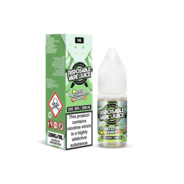 20mg Vape Heaven Disposable Vape Juice 10ml Nic Salts (50VG/50PG)