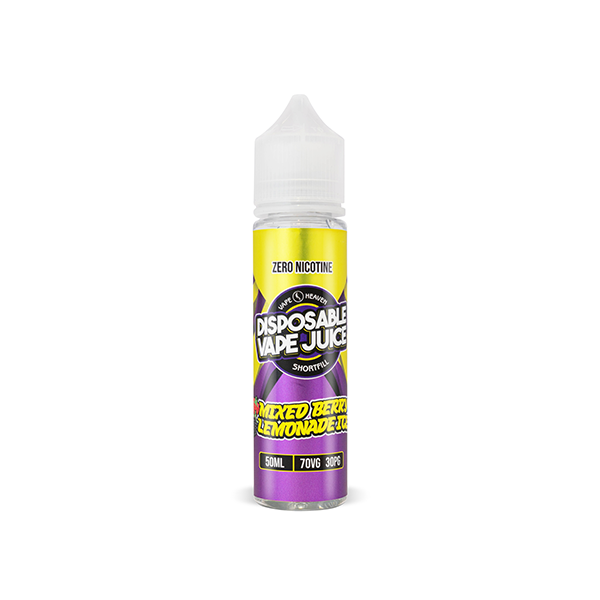 Vape Heaven Disposable Vape Juice 50ml Shortfill 0mg (70VG/30PG)