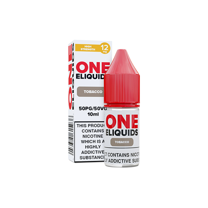 12mg One E-Liquids Flavoured Nic Shot 10ml (50VG/50PG)