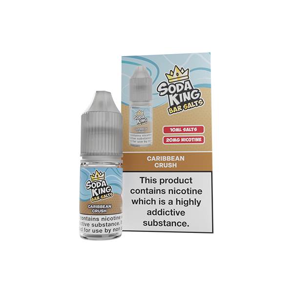 20mg Soda King Bar SALTS Nic Salts 10ml - (50VG/50PG)