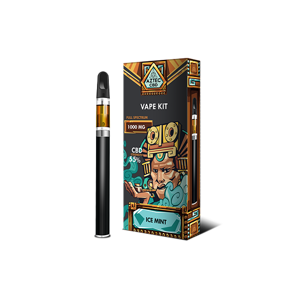 Aztec CBD 1000mg Vape Kit - 1ml