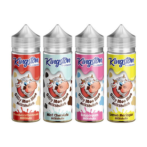 Kingston Silly Moo Moo Milkshakes 120ml Shortfill 0mg (70VG/30PG)