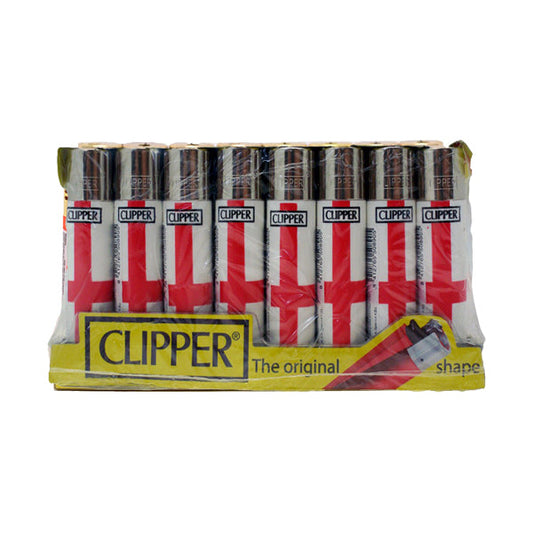 40 Clipper D48 CP11RH Classic Flint England Flag 2025 Lighters - CL5A020UKH