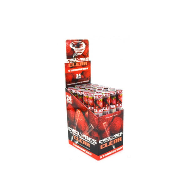 Cyclones Pre Rolled Clear Cones - 24 pack