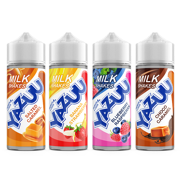 0mg Yazuu Milk Shakes 100ml Shortfill (70VG/30PG)