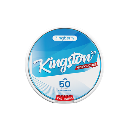 50mg Kingston Nicotine Pouches - 20 Pouches