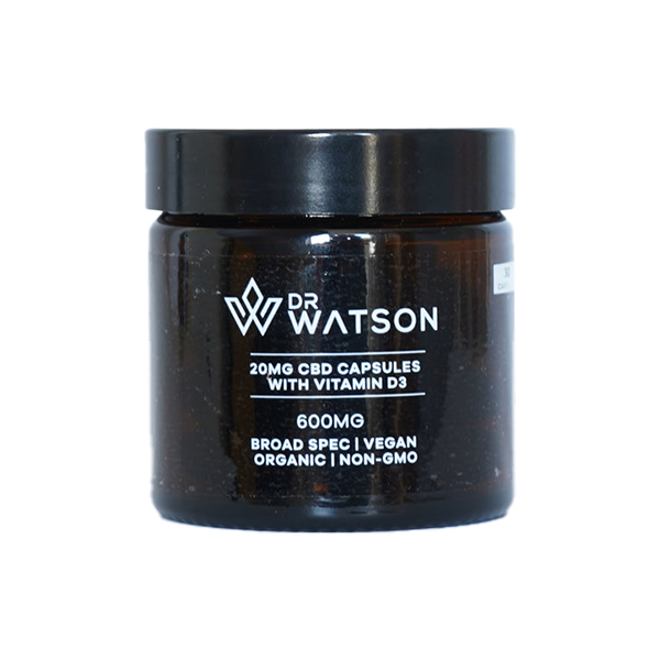 Dr Watson 600mg CBD Capsules - 30 Caps