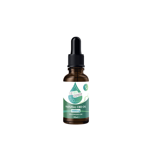 The CBD Expert 3000mg Cold Pressed CBD Oil - 30ml  