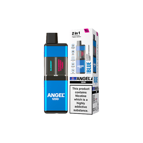 Vapes Bars Angel 1200 By Vapes Bar 2in1 Dual Prefilled Pod Kit 1200 Puffs