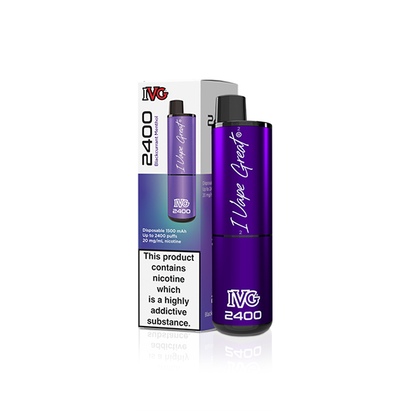 20mg IVG 2400 Disposable Vapes 2400 Puffs