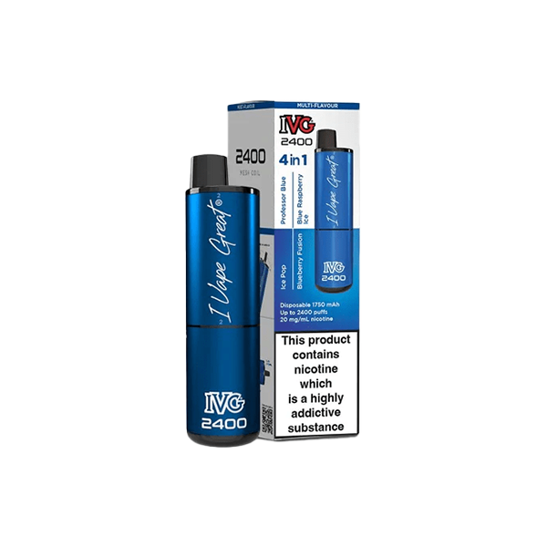 20mg IVG 2400 Disposable Vapes 2400 Puffs