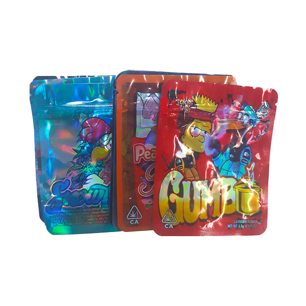 Mylar Gumbo Printed Zip Bag 3.5g Large