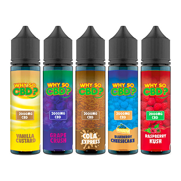 Why So CBD? 2000mg Full Spectrum CBD E-liquid 60ml