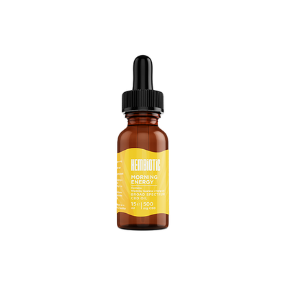 Hembiotic 500mg Broad-Spectrum CBD Oil - 15ml