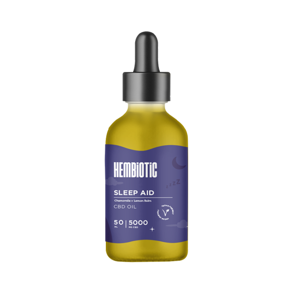 Hembiotic 5000mg Broad-Spectrum Bulk CBD Oil - 50ml