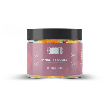 Hembiotic 500mg CBD Gummy Bears - 100g