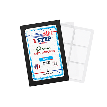 1 Step CBD 50mg CBD Patches