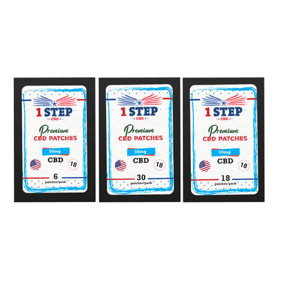 1 Step CBD 50mg CBD Patches