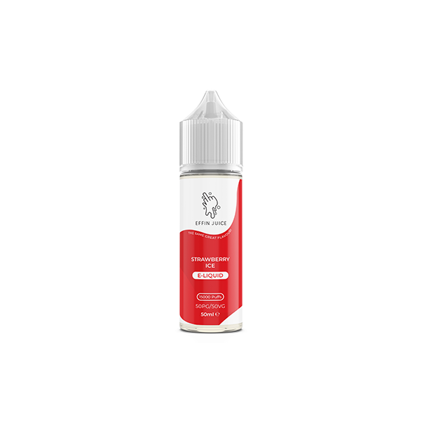 Bulk Buy 0mg EFFIN Juice 50ml Shortfill (50VG/50PG) - Multipacks (10, 25 & 50)