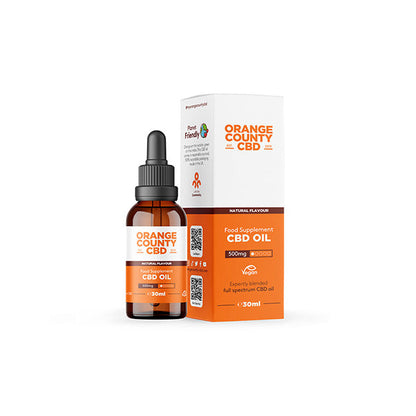 Orange County CBD 500mg 30ml MCT Oil - Organic Coconut Oil