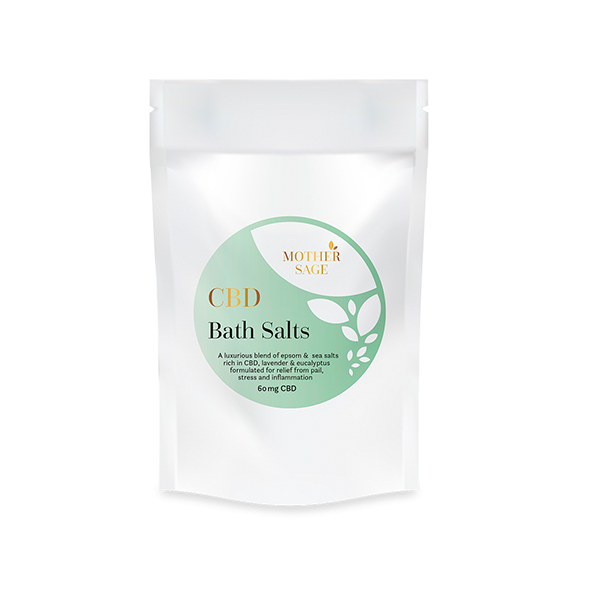 MotherSage 60mg CBD Bath Salts - 300g