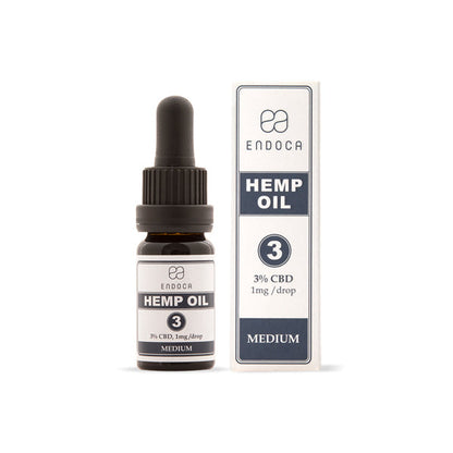 Endoca 300mg CBD Hemp Oil Drops 10ml