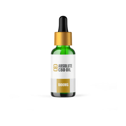 CBD Asylum 1000mg Absolute CBD Oil 20ml (BUY 1 GET 2 FREE)