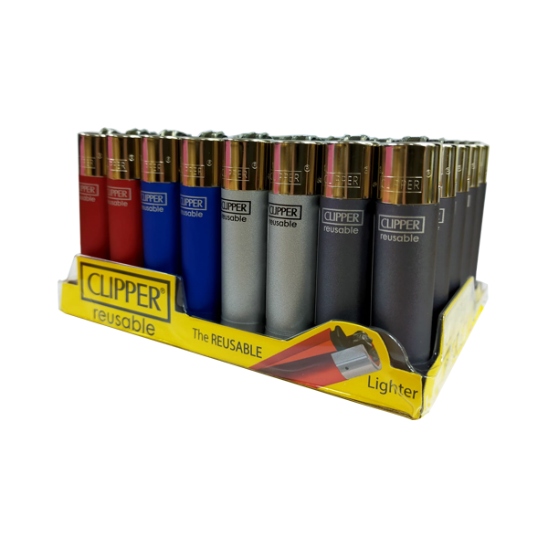 40 Clipper CP11RH Classic Large Flint Metallic 3 Lighters - CL2C221UKH