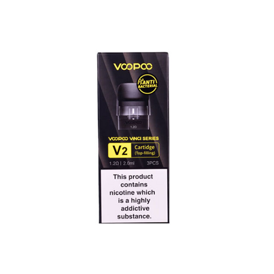 VooPoo Vinci V2 Replacement Cartridge Pods 0.8Ω/1.2Ω - 3Pcs