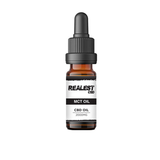 Realest CBD 2000mg Broad Spectrum CBD 10ml MCT Oil (BUY 1 GET 1 FREE)