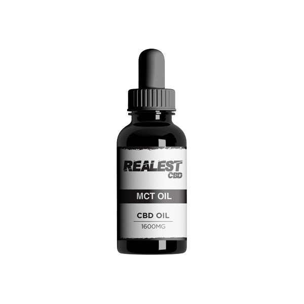 Realest CBD 1600mg Broad Spectrum CBD MCT Oil - 30ml (BUY 1 GET 1 FREE)