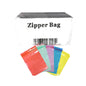 Zipper Branded 50mm x 50mm Blue Baggies